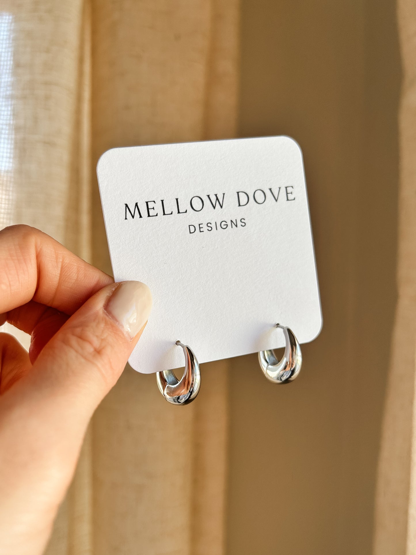 Minimalist Dome Hoops | 14K Gold-Filled